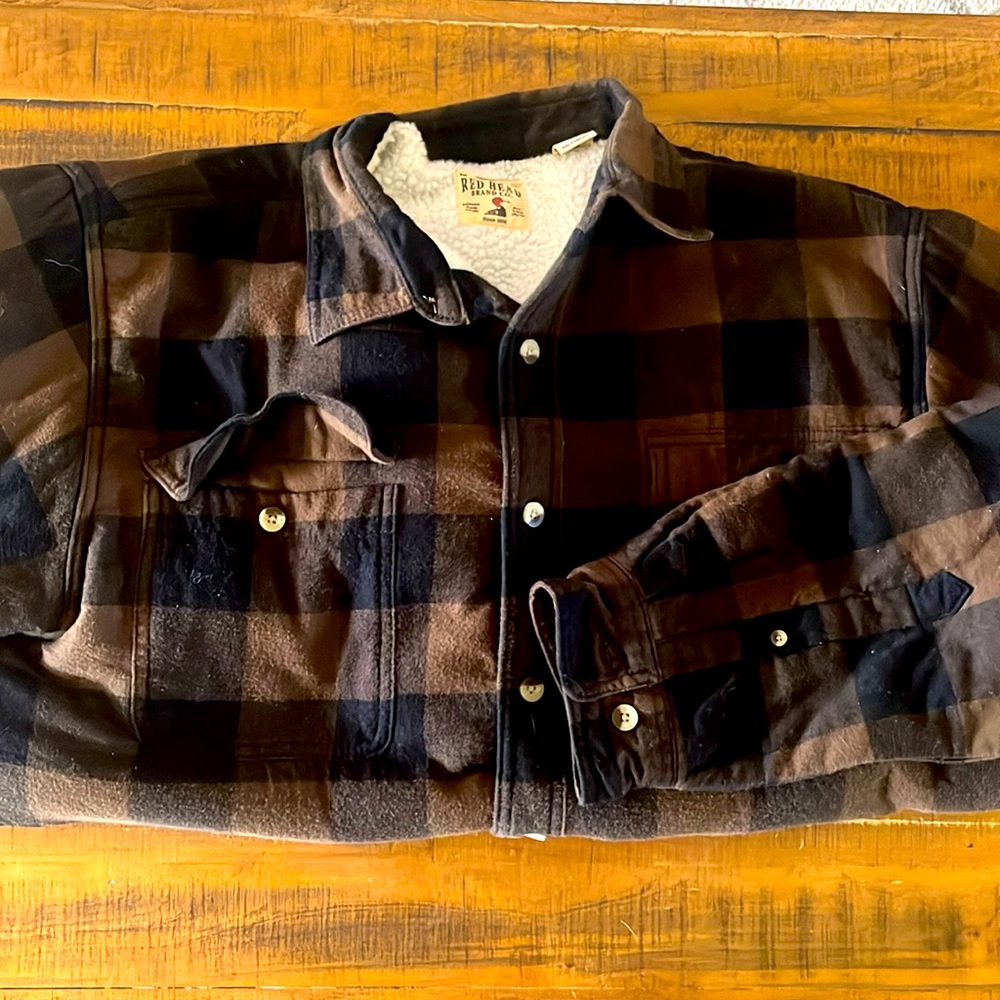 RedHead Fleece Lined Button Up